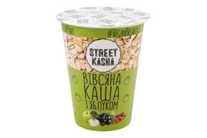 Каша швидкого приготування вівсяна з яблуком 50г стакан Стріт каша