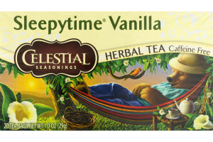Celestial Seasonings Sleepytime Vanilla Caffeine Free Herbal Tea - 20 CT