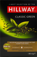 Чай зелений байховий листовий Classic Green Hillway в/с к/у 100г