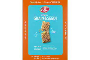 Enjoy Life Crispy Grain & Seed Bars Banana Caramel - 12 CT