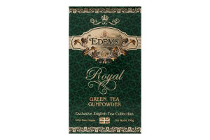 Чай зелений листовий Gunpowder Royal Edems к/у 100г