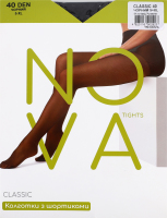Колготки жіночі Nova Classic 40 чорний р.5
