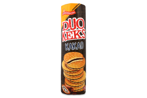 Подвійне печиво з наповнювачем з какао - крема 38% "Гріссон"