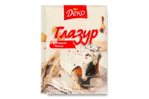 Глазур зі смаком ванілі Деко м/у 75г
