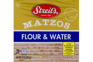 Streit's Matzos Flour & Water