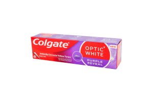 Паста зубна Фіолетовий ефект відбілювання Optic White Colgate 75мл