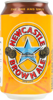 Пиво 330мл 4.7% полутемное пастеризованное Brown Ale Newcastle ж/б