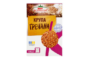 Крупа гречана Best Alternativa к/у 5х80г