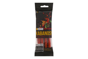 Снеки из свинины со вкусом острого перца чили Hot&Spicy Kabanosy Дмитрук в/к м/у 40г