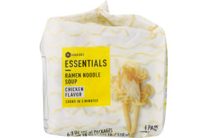 Essentials Ramen Noodle Soup Chicken Flavor - 6 PK