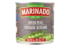 Горошек зеленый Select Marinado ж/б 420г