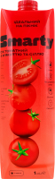 Сок с мякотью и солью гомогенизированный стерилизованный томатный Smarty т/п 1л