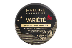 Пудра розсипна Вар"єте Гідра з охолоджуючим ефектом з ніацинамідом 5г Евелін