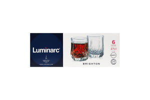 Набор стаканов низких 270мл №N1285 Brighton Luminarc 6шт