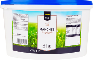 Майонез 72% Европейский METRO Chef ведро 4.7кг