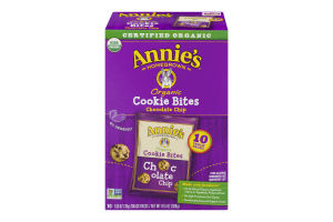 Annie's Homegrown Organic Cookie Bites Chocolate Chip - 10 PK