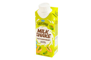 Коктейль молочный 2% ультрапастеризованный с наполнителем Фисташковый Milk Shake Galychyna т/п 235г