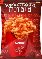 Снеки фигурные Полоски беконовые Хрустата Потата м/у 50г