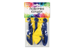 Кулька латексна Символіка 30см 5шт 1111-5656 Паті Хата