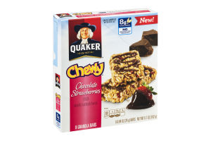 Quaker Chewy Chocolate Strawberry Granola Bars - 8 CT