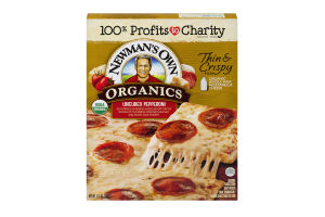 Newman's Own Organics Pizza Thin & Crispy Uncured Pepperoni