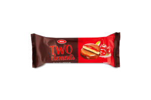 Печиво здобне Дві стихії з ароматом вишні глазуроване 290г Klim