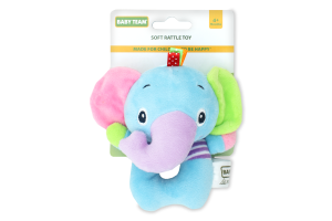 Іграшка-брязкальце Baby Team м'яка 4+