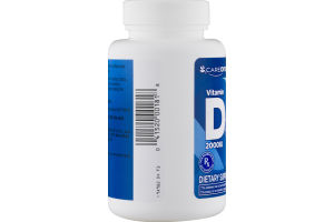 CareOne Vitamin D3 2000IU Softgels - 200 CT