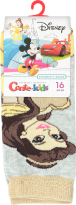 Шкарпетки дит. CK DISNEY (принцеси) 17С-138СПМ, р.16, 387 світло-сірий