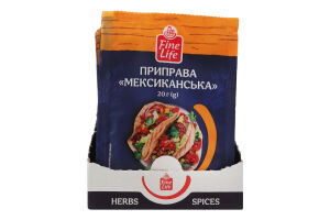 Приправа Мексиканская Fine Life м/у 20г