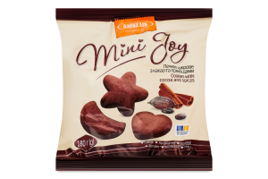 Печиво цукрове з какао та прянощами Mini joy Київхліб м/у 180г