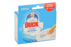 Засіб мийний по догляду за унітазами Морський Стікер чистоти Duck 6х10г