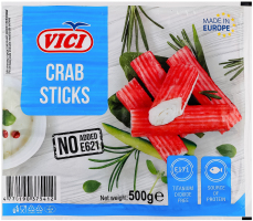 Палочки крабовые замороженные Vici в/у 500г