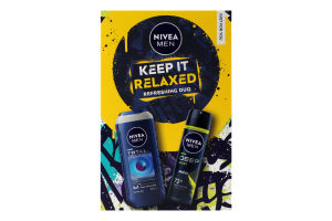 Набор Гель для душа Полное расслабление 250мл + Антиперспирант Deep Sport 150мл Keep it relaxed Nivea Men 2шт