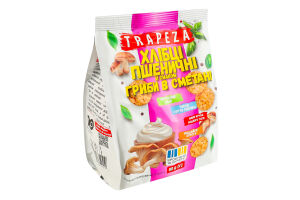 Мини-хлебцы пшеничные Грибы в сметане Trapeza м/у 90г