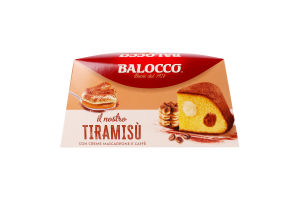 Кекс Balocco Тірамісу крем з маскарп і кавов крем