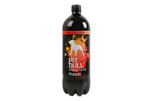 Напій енергетичний безалкогольний сильногазований Punch J-Line Pit Bull п/пл 1л