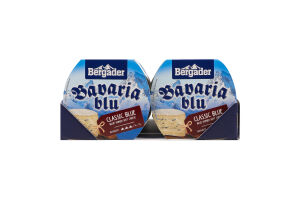 Сыр 70% мягкий с белой и голубой плесенью Bavaria blu Bergader к/у 150г