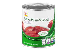 Ahold Tomatoes Peeled Plum Shaped in Tomato Juice