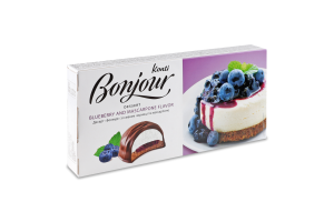 Десерт со вкусом черники и маскарпоне Bonjour к/у 232г