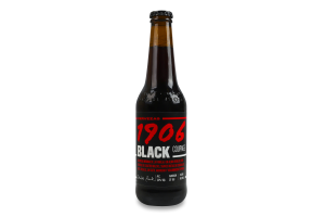 Пиво 0.33л 7.2% пастеризованное Black coupage 1906 Estrella Galicia бут