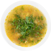 Суп гороховий з копченостями 300г