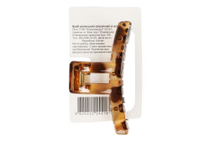 Краб для волосся маленький класичний ТОВ Южпромгруп 1шт в асорт