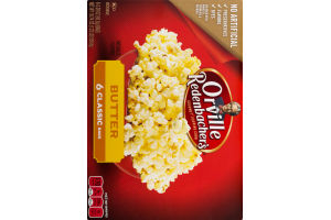 Orville Redenbacher's Gourmet Popping Corn Butter Classic Bag - 6 CT