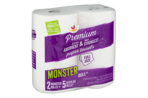Ahold Full Size Monster Roll Paper Towels - 2 CT