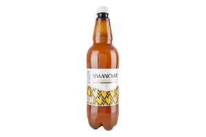 Пиво Уманське солодово-пшеничне світле нефільтроване 5% 1л пет Уманьпиво