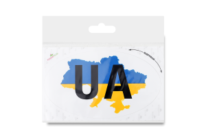 Наліпка TerraPlus Україна - мапа