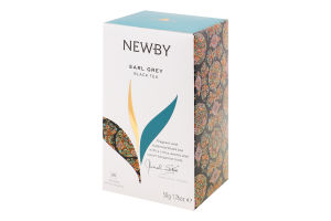 Чай чорний дрібнолистовий ароматизований Earl Grey Newby в/с к/у 25х2г
