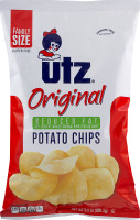 Utz Original Reduced Fat Potato Chips Family Size