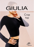 Футболка жіноча Giulia Crop top bianco L/XL